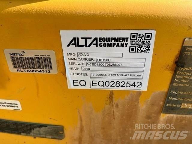 Volvo DD120C Двойни барабанни ролки
