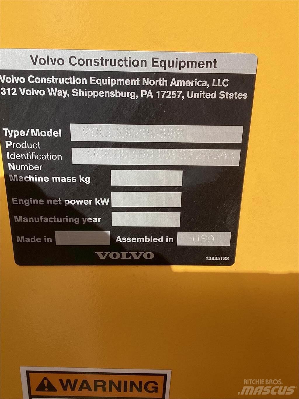 Volvo DD30B Двойни барабанни ролки

