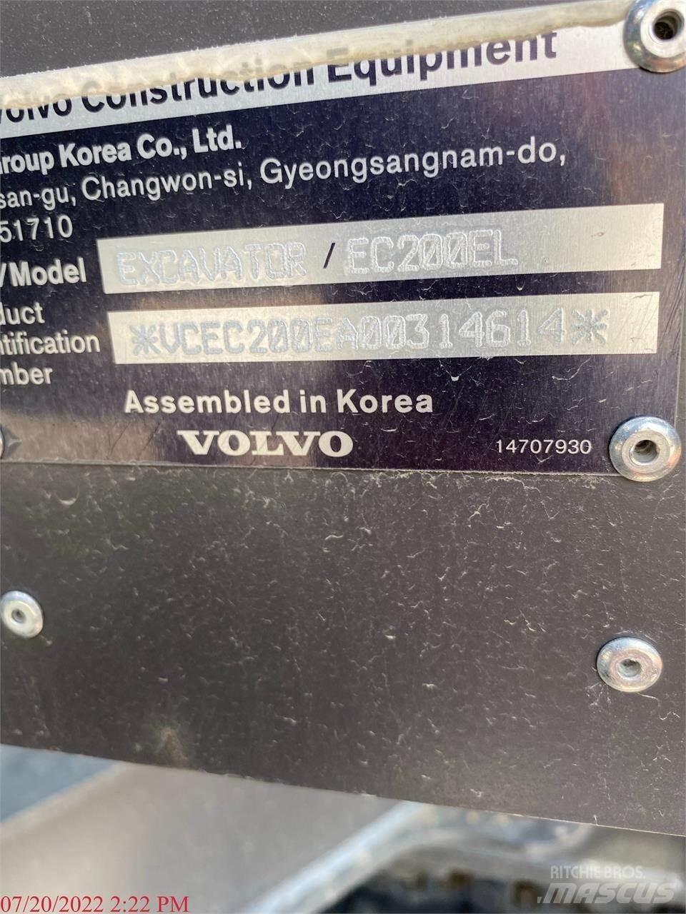 Volvo EC200EL Верижен екскаватор