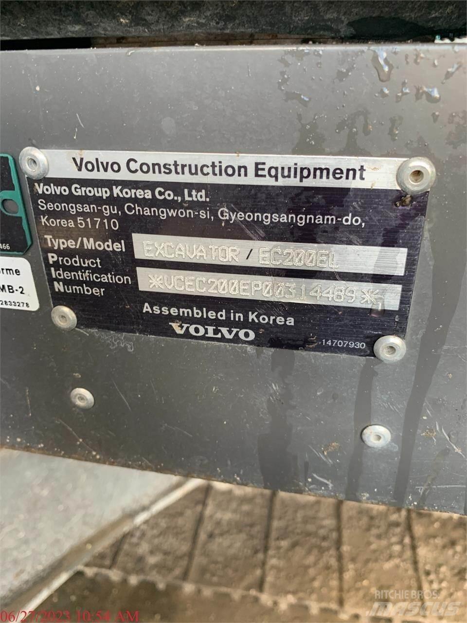 Volvo EC200EL Верижен екскаватор
