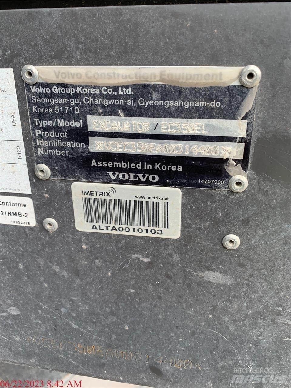 Volvo EC350EL Верижен екскаватор