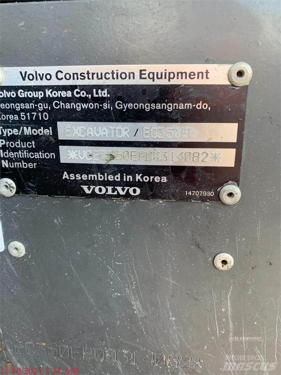 Volvo EC350EL Верижен екскаватор