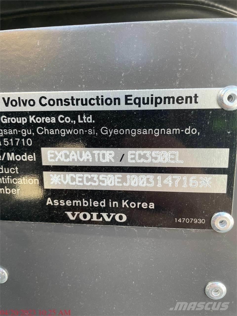 Volvo EC350EL Верижен екскаватор