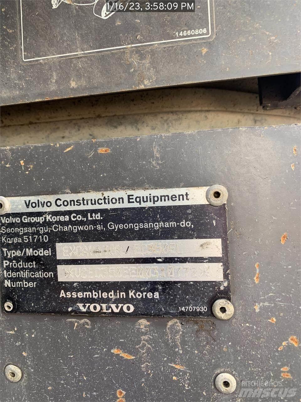 Volvo EC350EL Верижен екскаватор