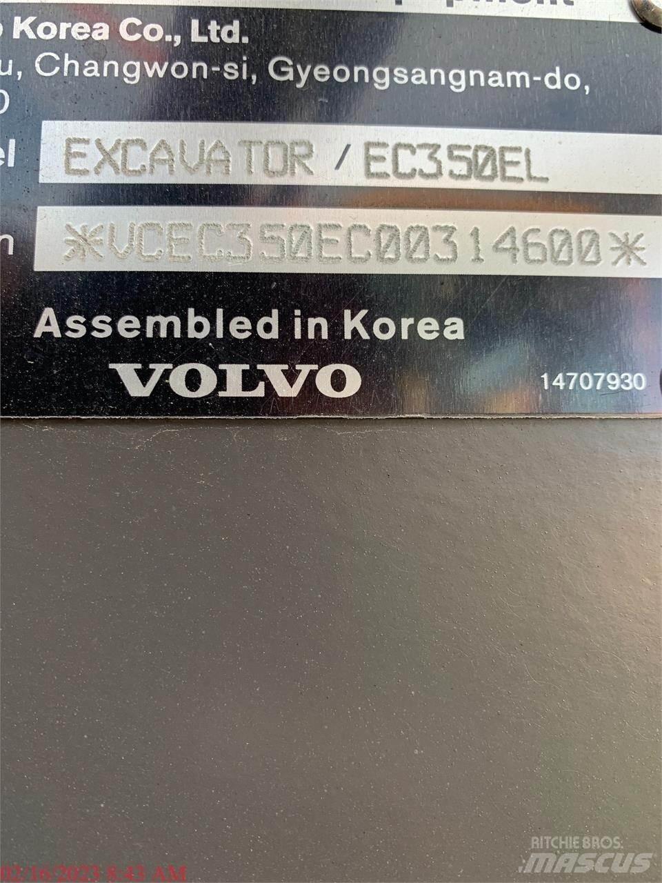 Volvo EC350EL Верижен екскаватор