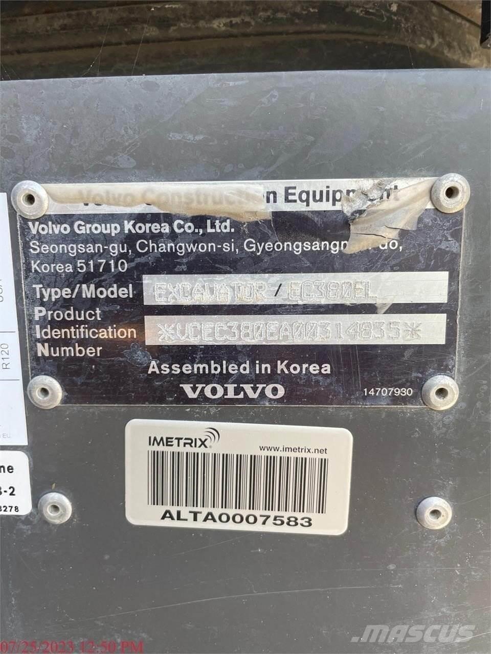 Volvo EC380EL Верижен екскаватор