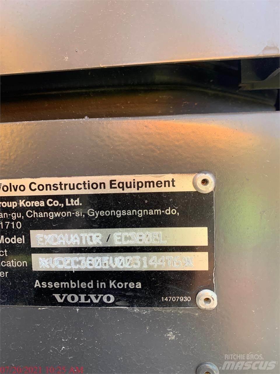 Volvo EC380EL Верижен екскаватор