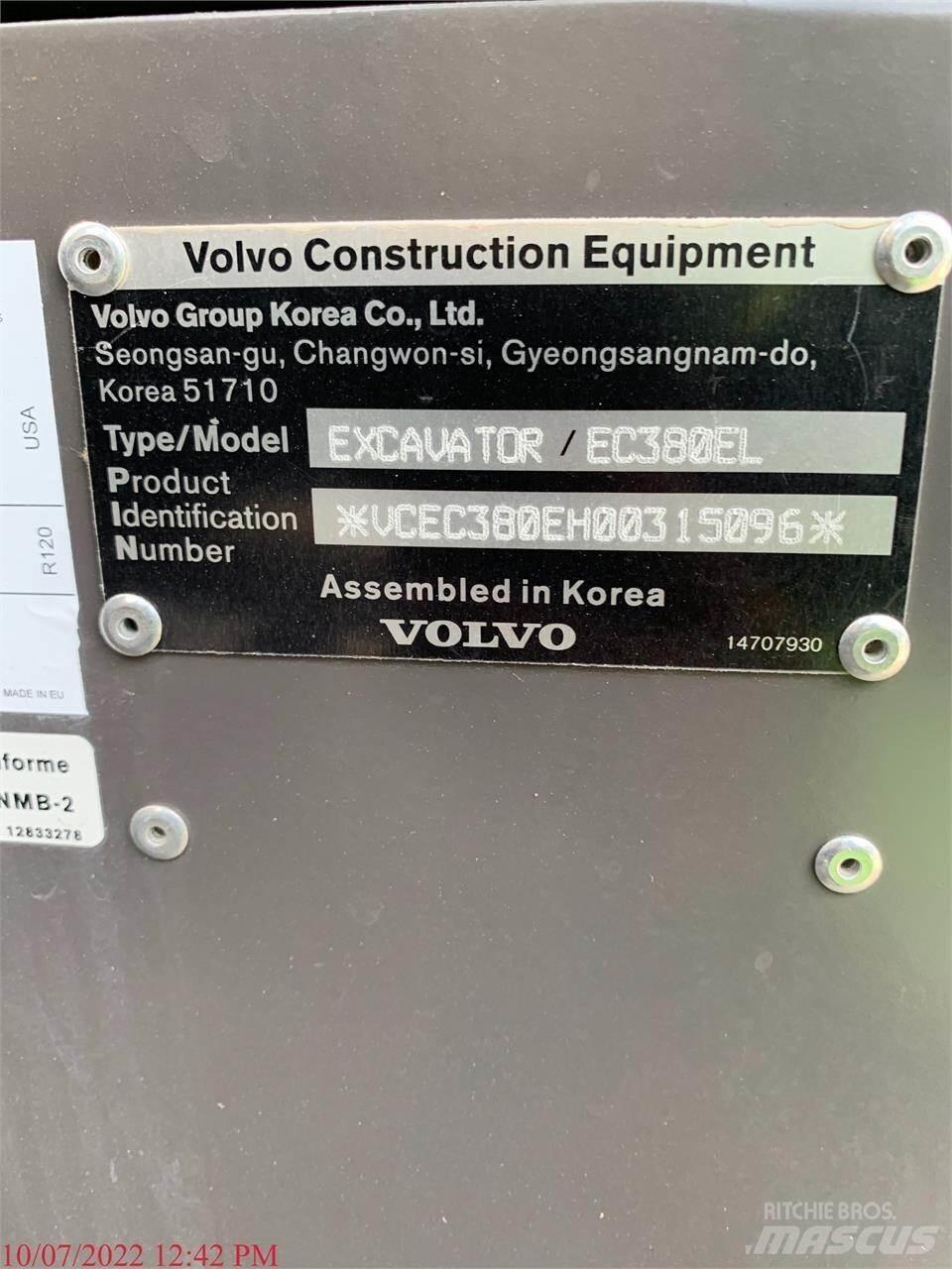 Volvo EC380EL Верижен екскаватор
