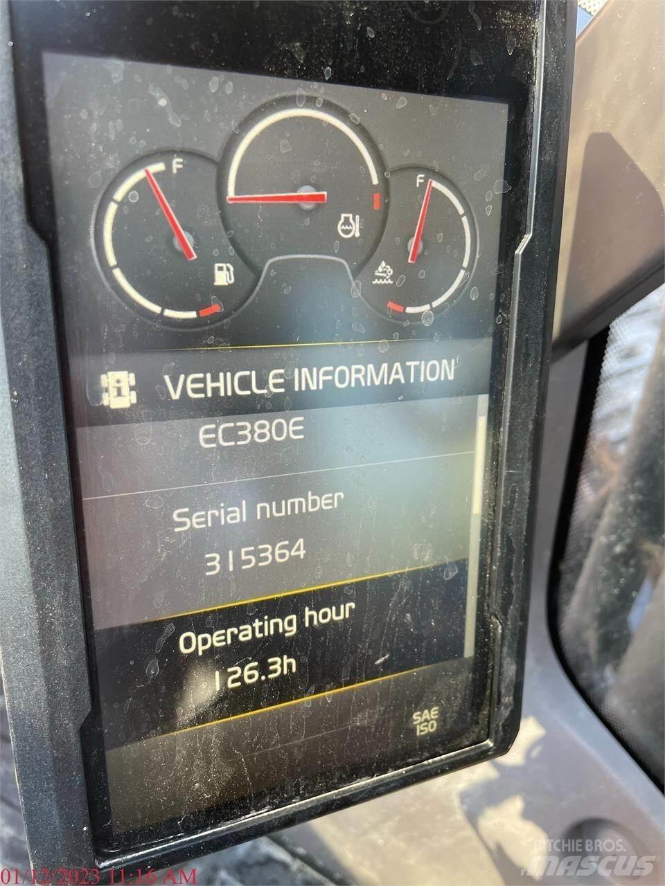Volvo EC380EL Верижен екскаватор