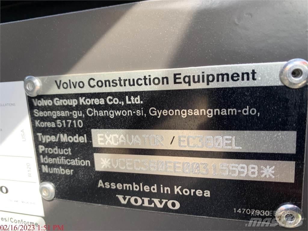 Volvo EC380EL Верижен екскаватор