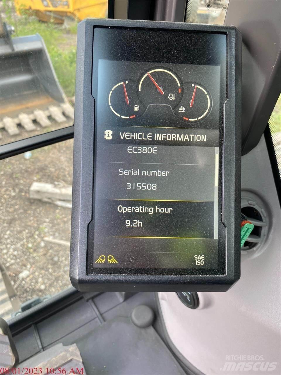 Volvo EC380EL Верижен екскаватор