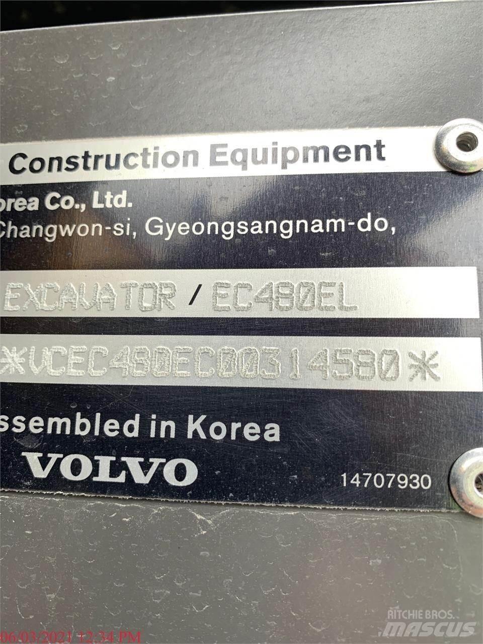 Volvo EC480EL Верижен екскаватор