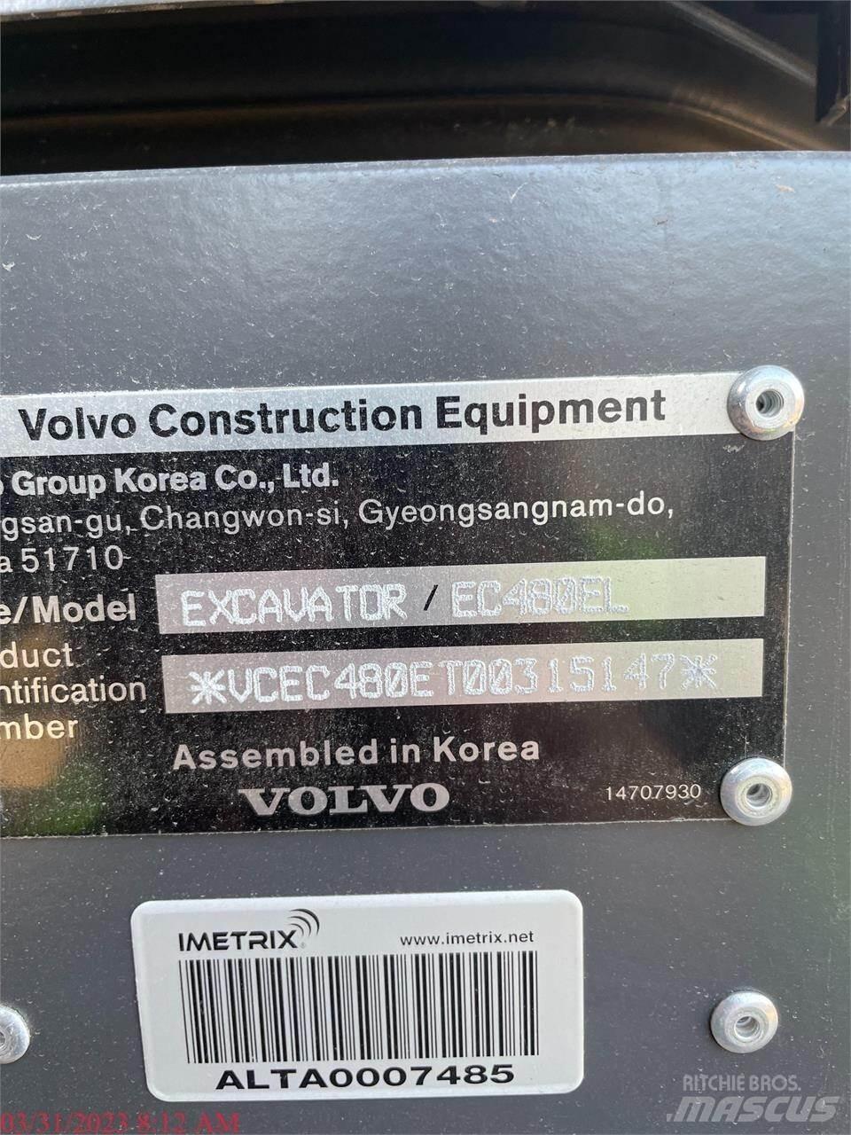 Volvo EC480EL Верижен екскаватор