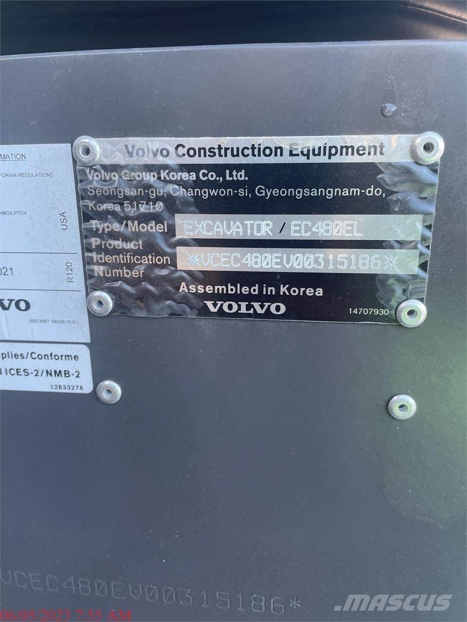 Volvo EC480EL Верижен екскаватор