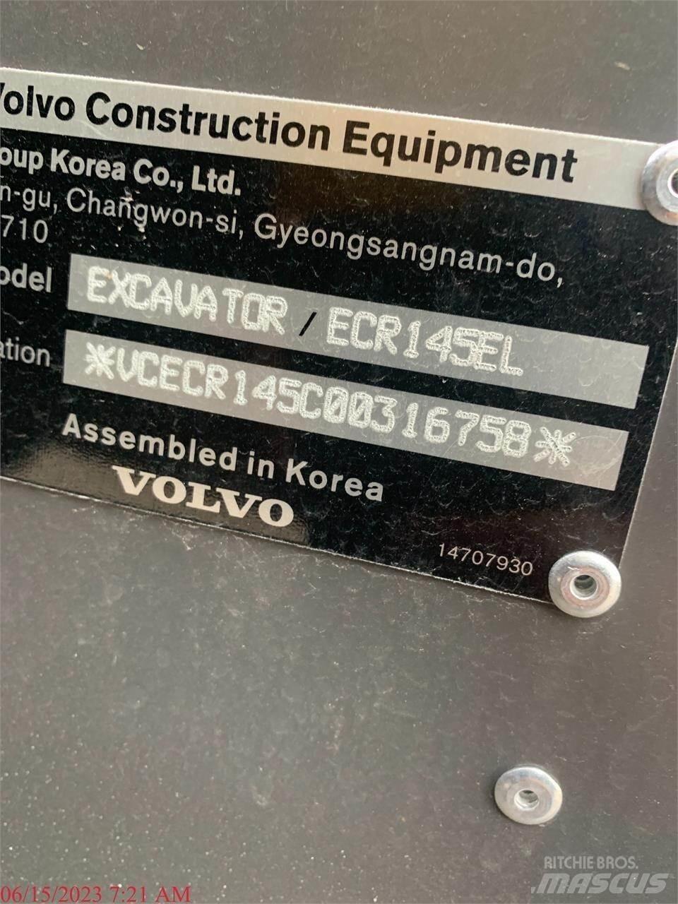 Volvo ECR145EL Верижен екскаватор