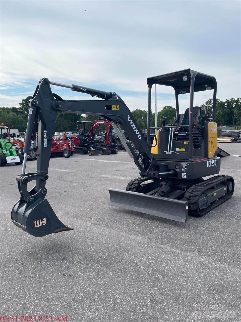 Volvo ECR25D Мини екскаватори < 7 т
