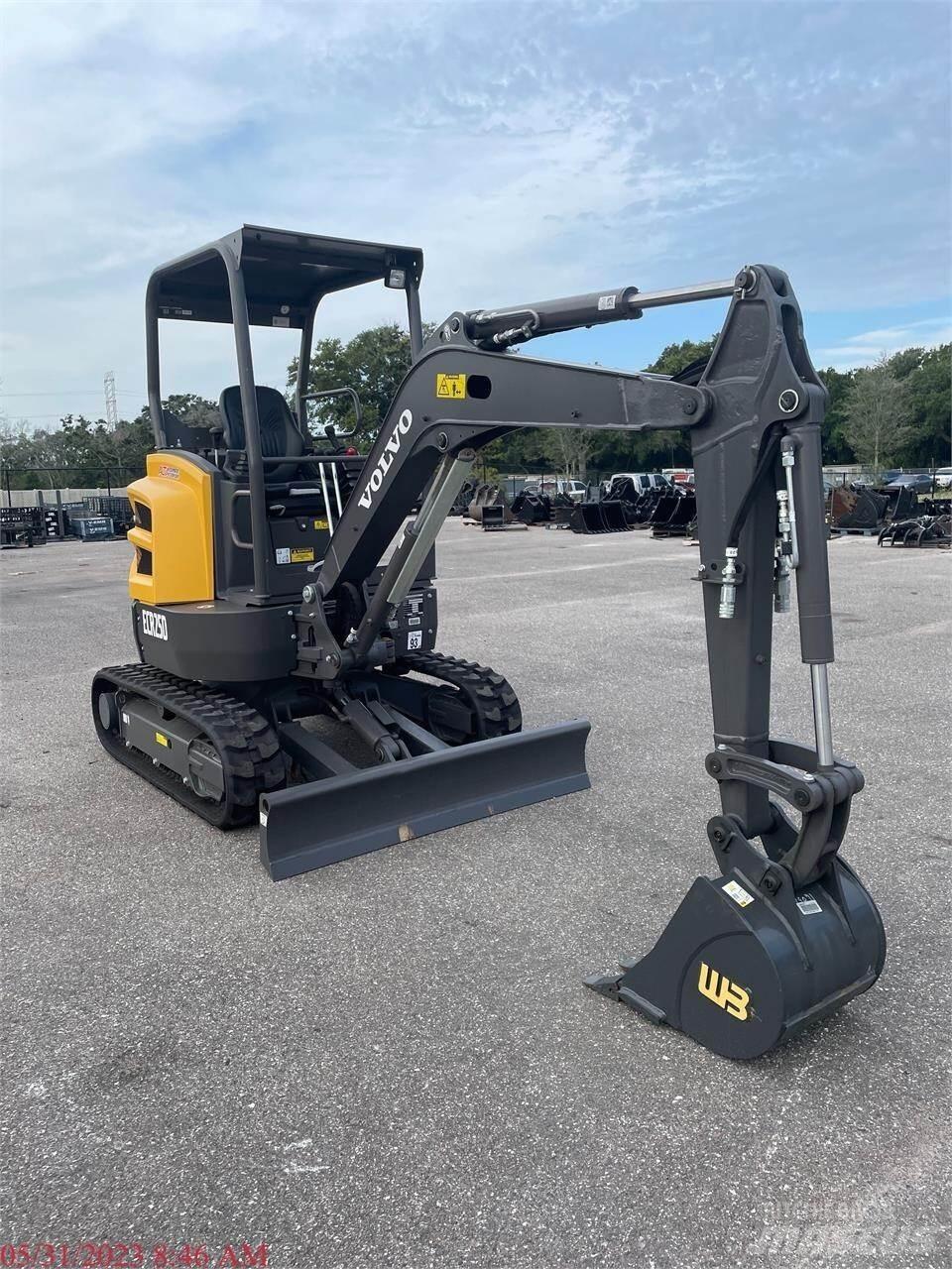 Volvo ECR25D Мини екскаватори < 7 т
