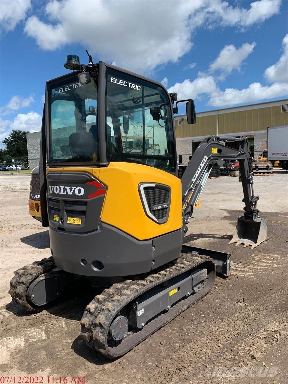 Volvo ECR25D Мини екскаватори < 7 т