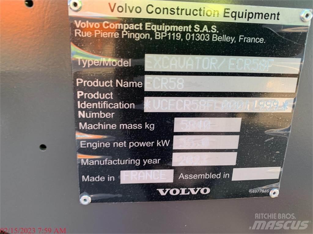 Volvo ECR58F Верижен екскаватор