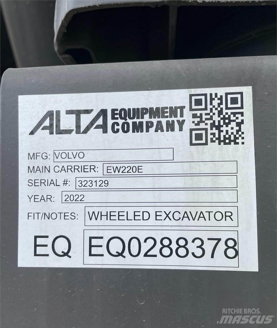 Volvo EW220E Колесни екскаватори