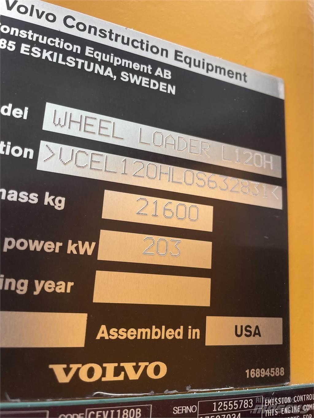 Volvo L120H Колесни товарачи