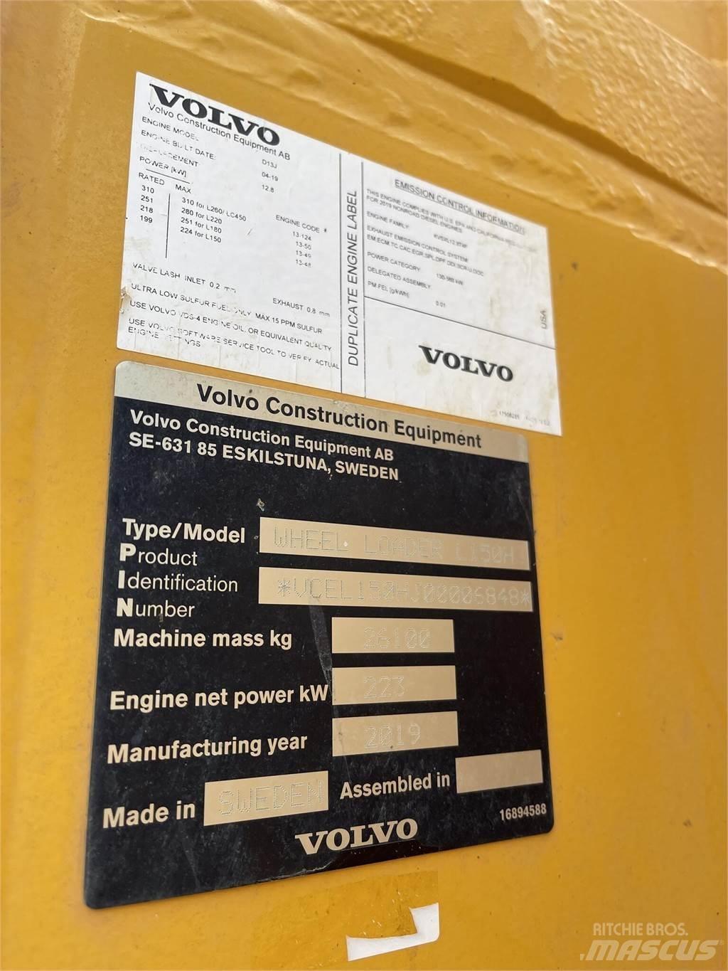 Volvo L150H Колесни товарачи