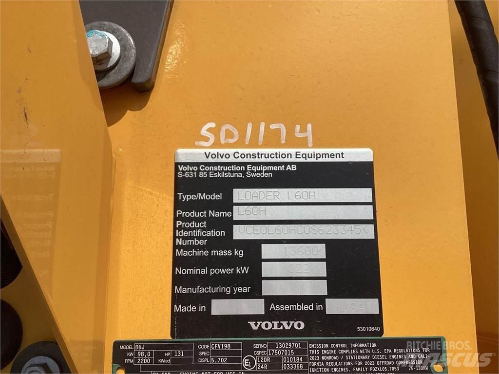 Volvo L60H Колесни товарачи