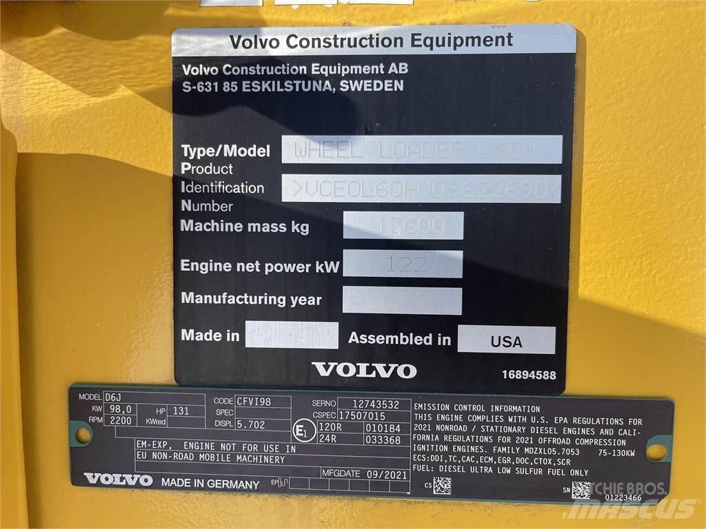 Volvo L60H Колесни товарачи