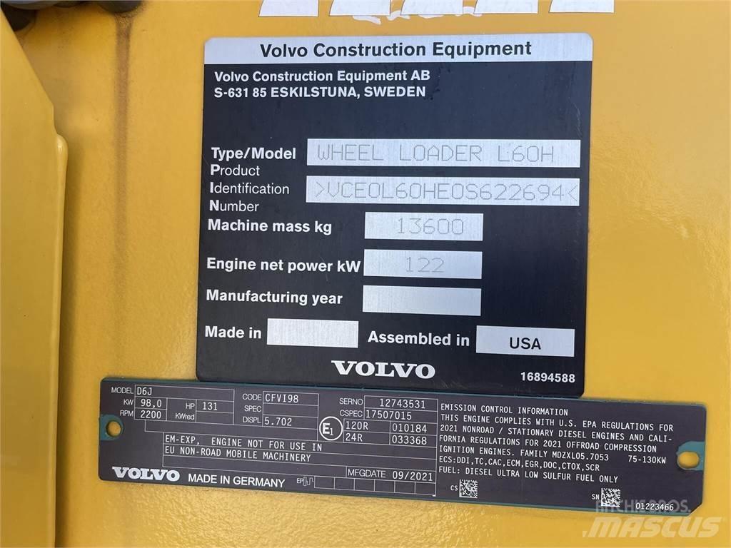 Volvo L60H Колесни товарачи