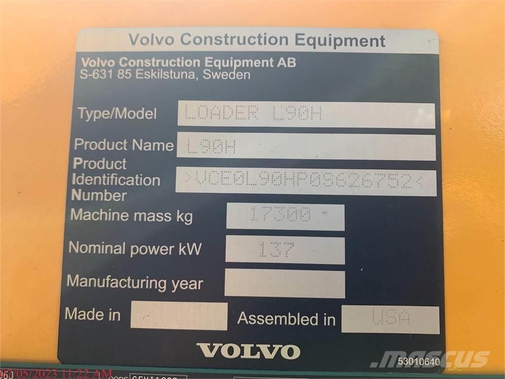 Volvo L90H Колесни товарачи