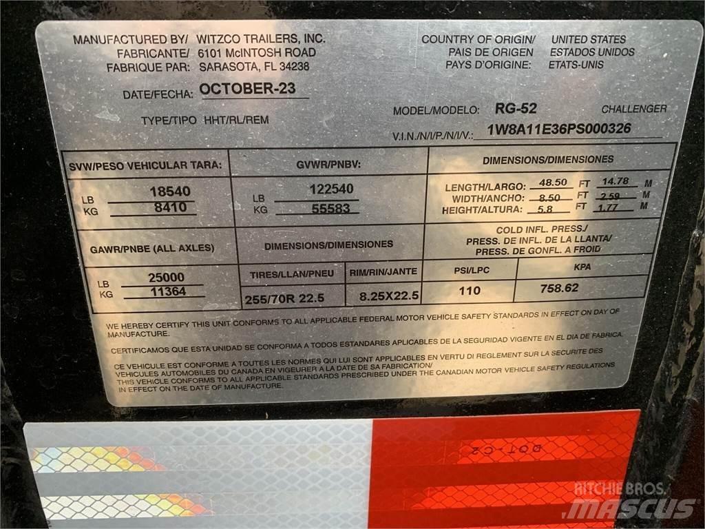 Witzco CHALLENGER Нискотоварни полуремаркета
