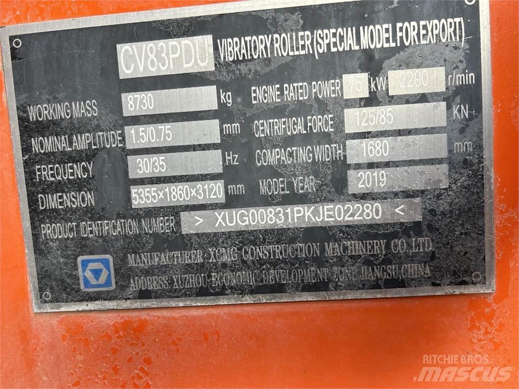 XCMG CV83PDU Двойни барабанни ролки
