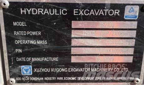 XCMG XE210U Верижен екскаватор