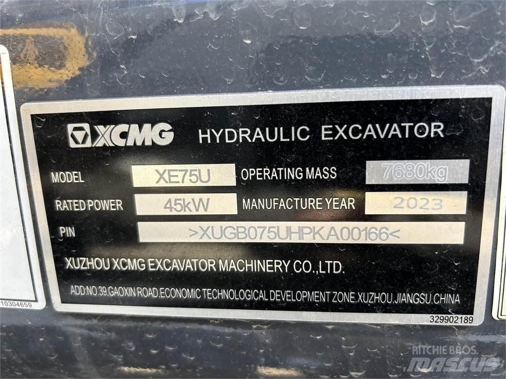 XCMG XE75U Верижен екскаватор