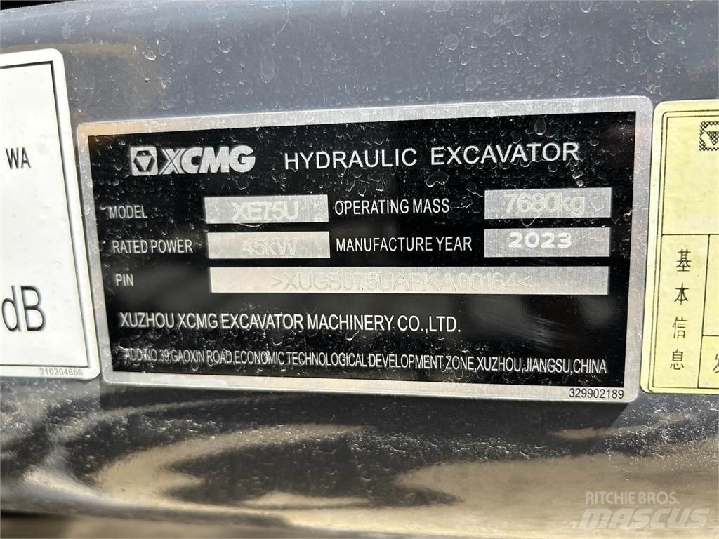 XCMG XE75U Верижен екскаватор
