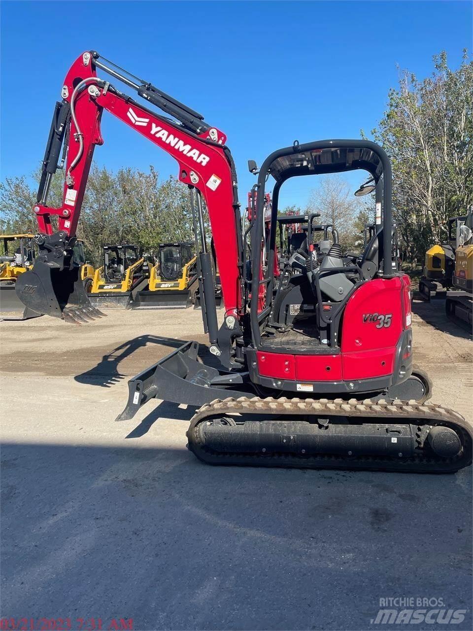 Yanmar VIO35-6A Мини екскаватори < 7 т