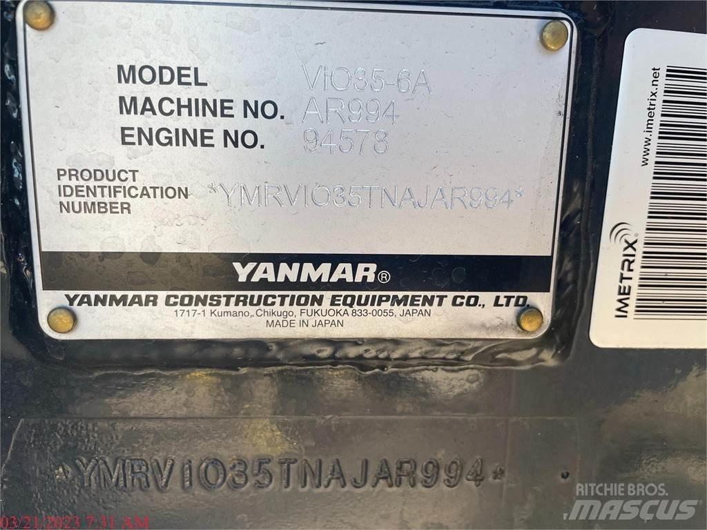 Yanmar VIO35-6A Мини екскаватори < 7 т