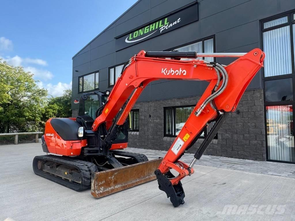 Kubota KX 080-4 Средни екскаватори 7т - 12т