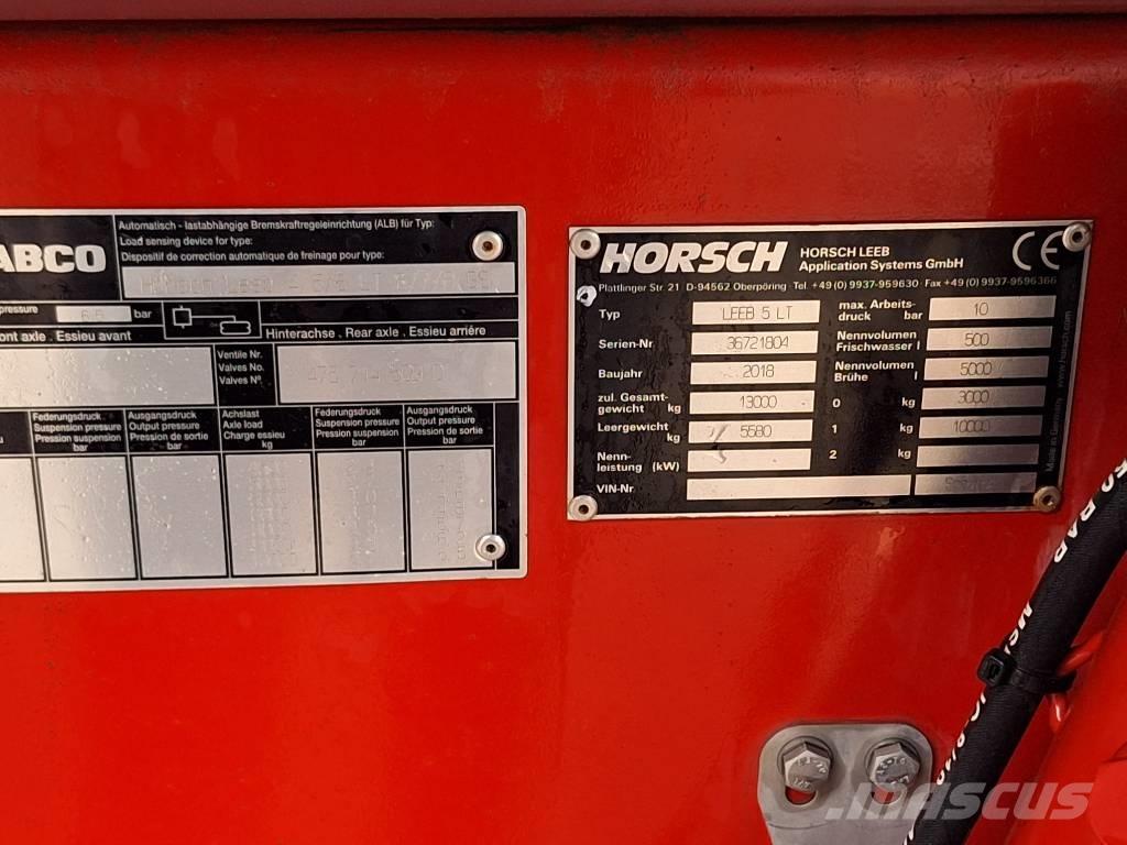 Horsch Leeb 5 LT Прикачни пръскачки
