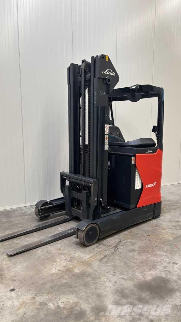 Linde R16 Ретрак/ Високоповдигач с изместване на вилката напред