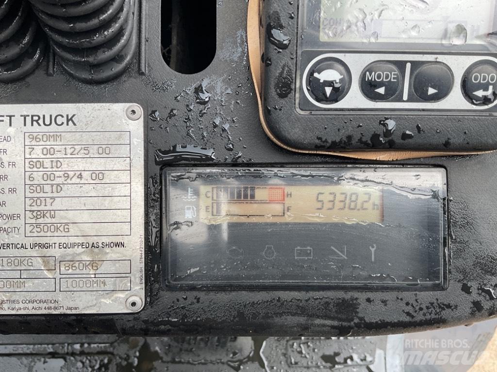 Toyota 02-8FGF25 Камиони с АГУ
