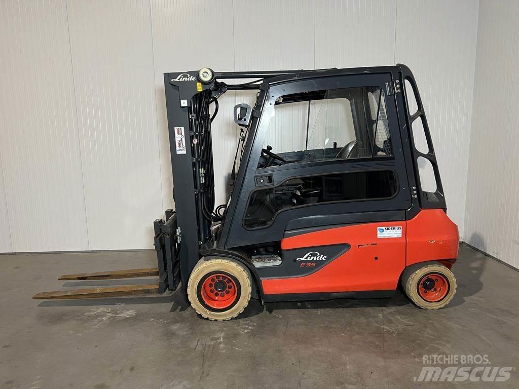 Linde E35L-01 Електрически вилични кари-повдигачи