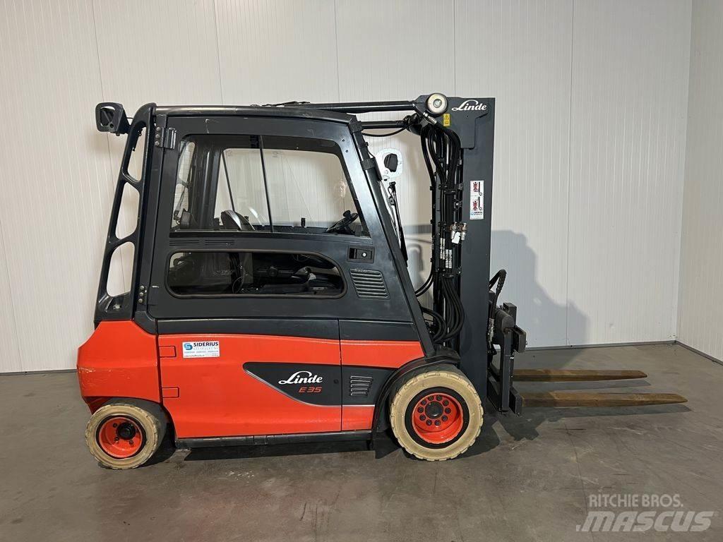 Linde E35L-01 Електрически вилични кари-повдигачи