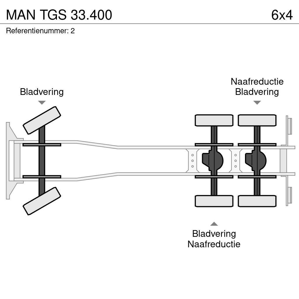 MAN TGS 33.400 Камиони с кран с кука