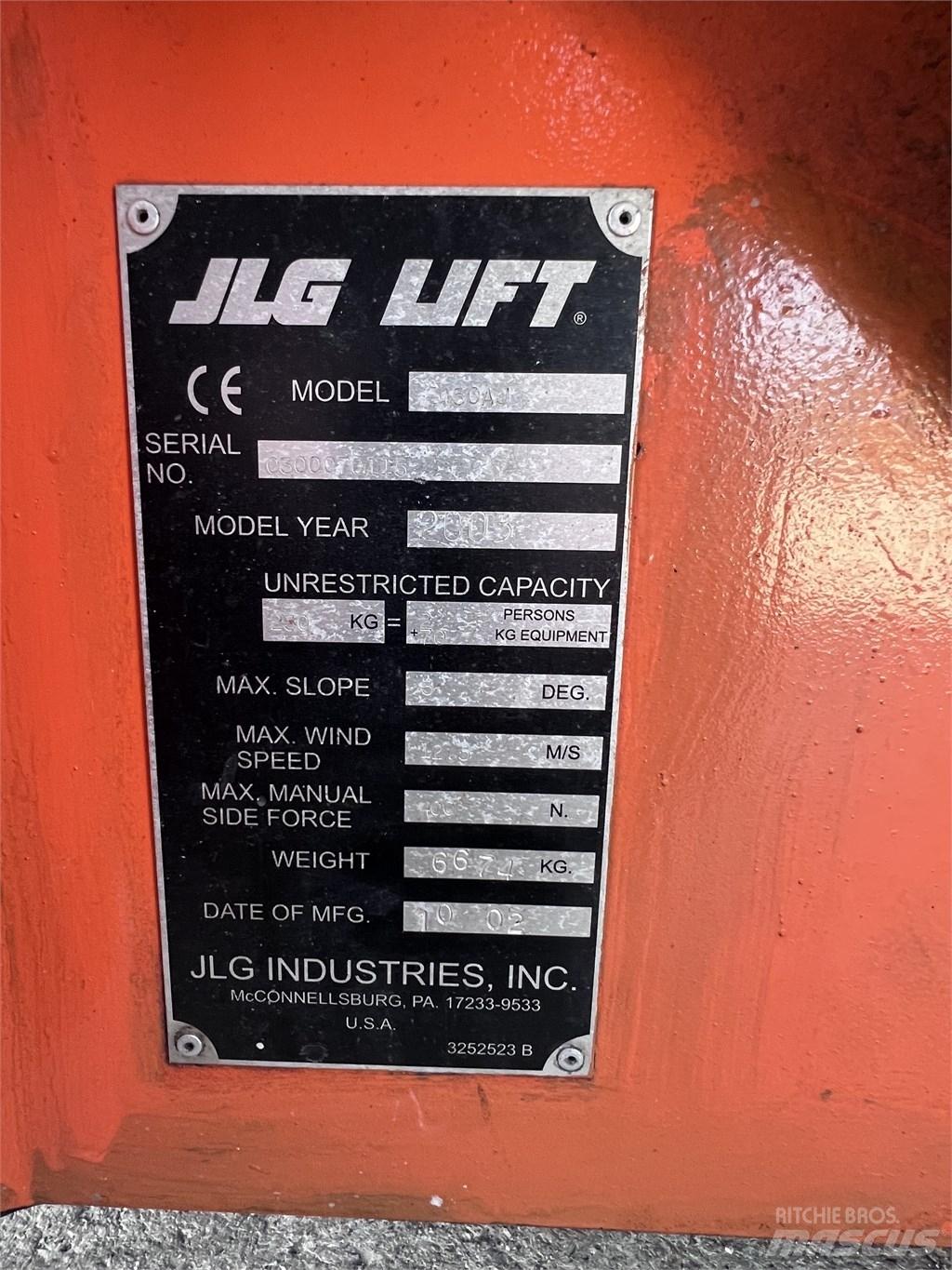 JLG E450 AJ Съчленени стрелови подемници