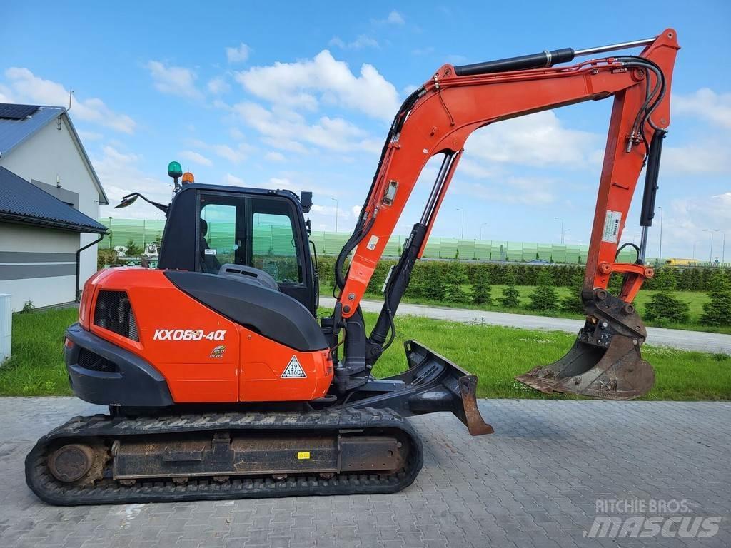 Kubota KX080-40 Верижен екскаватор