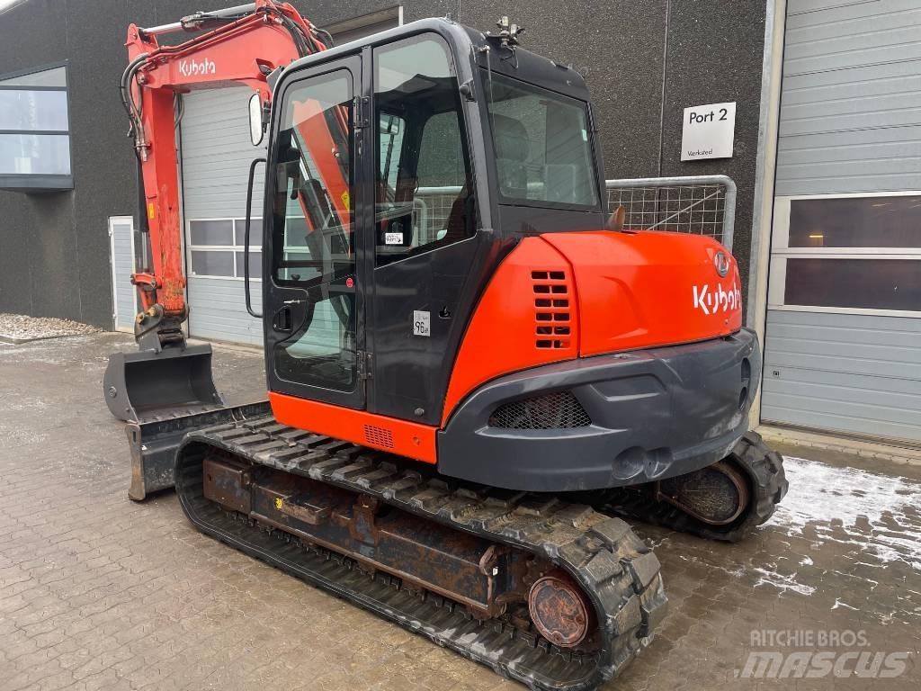 Kubota KX080-4a Средни екскаватори 7т - 12т