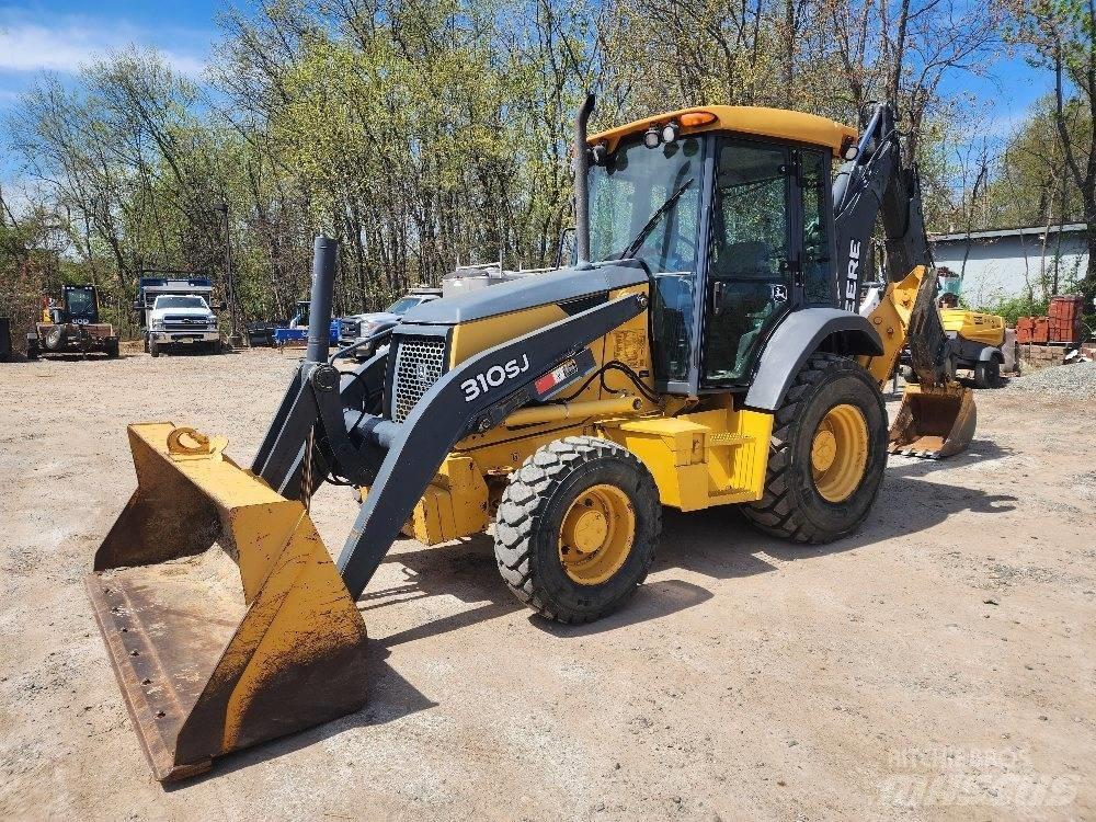 John Deere 310SJ Товарач със заден ексватор