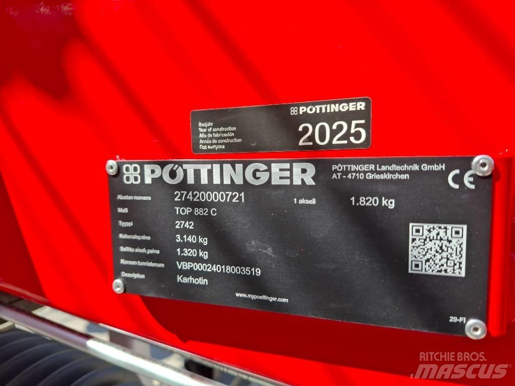 Pöttinger TOP 882C Уиндроуърс/Косачки за сено и др.
