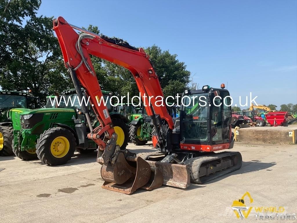 Kubota KX 080-4 Средни екскаватори 7т - 12т